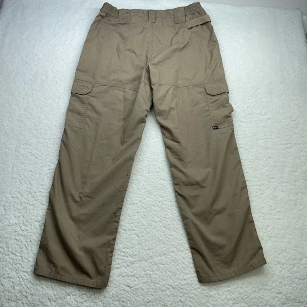 5.11 Tactical‎ Series Cargo Pants Mens 34x30 Fits 32x28Tan Ripstop Work Utility
